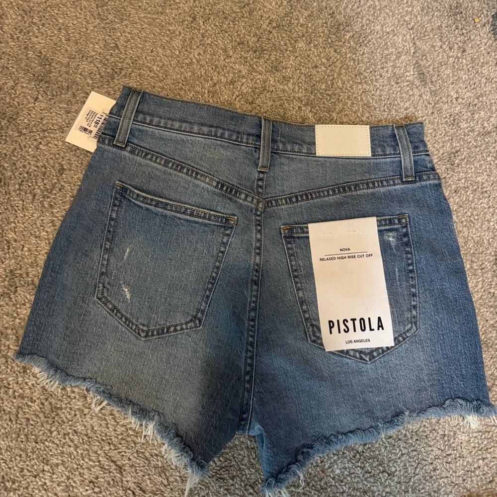Pistola Classic Blue Denim Shorts